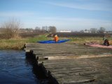 kajakarstwo zwałkowe, kajakarstwo zimowe, spływ Mienią i Świdrem
